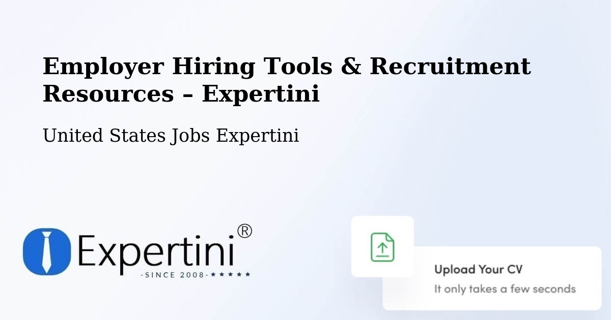 Employer Hiring Tools & Recruitment Resources – Trinity - Trinity, United States Jobs Expertini